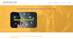 Desktop Screenshot of adhoc-rh.com
